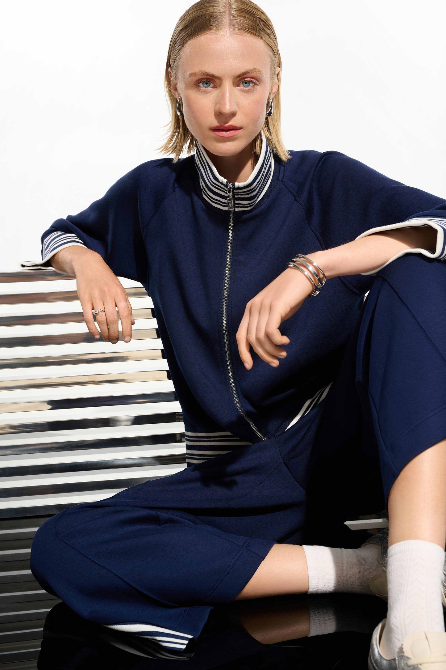 Scuba Jersey Pull-On Culotte Pants