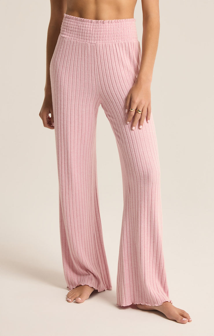 Dawn Smocked Rib Lounge Pant