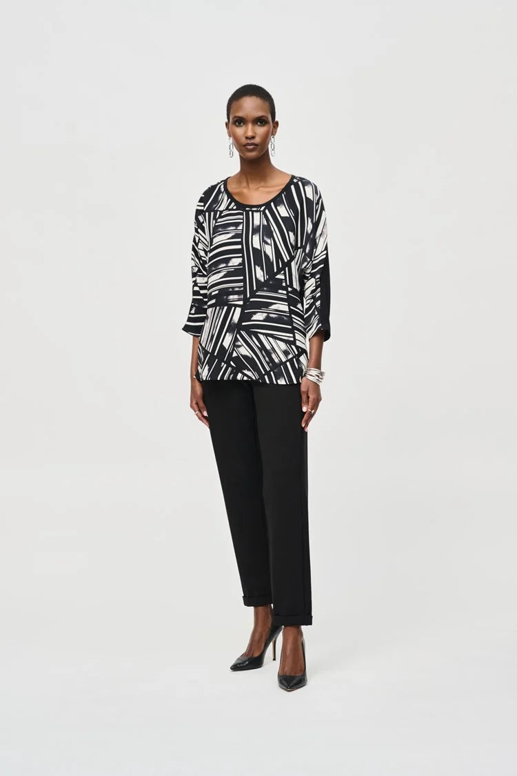 Woven Abstract Print Top
243331