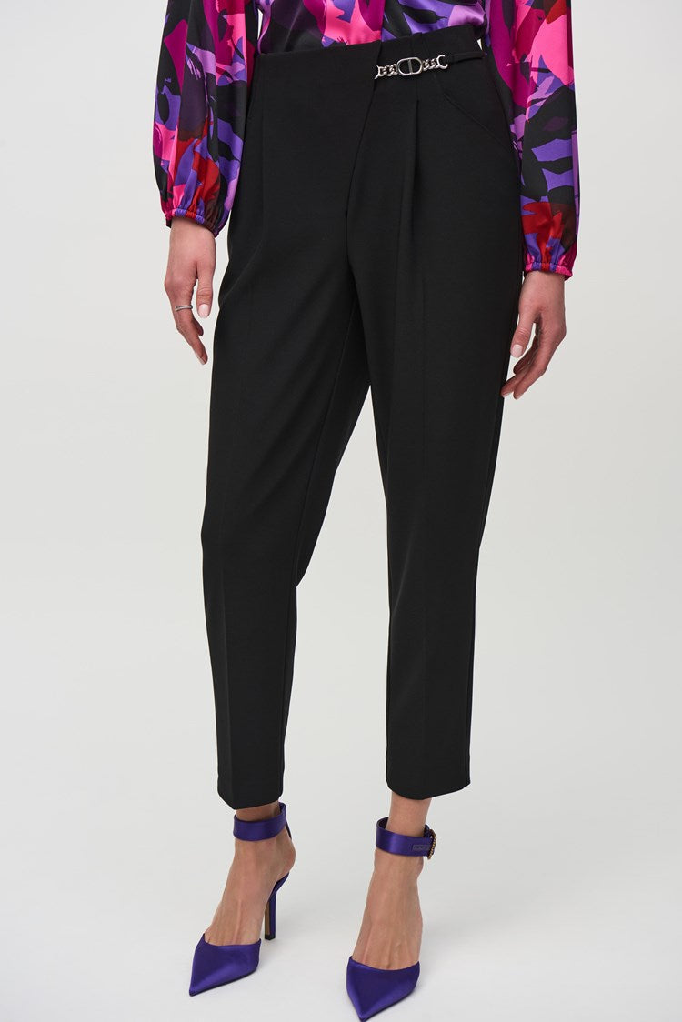 Joesph Ribkoff Silky Knit Crop Pull-On Pants