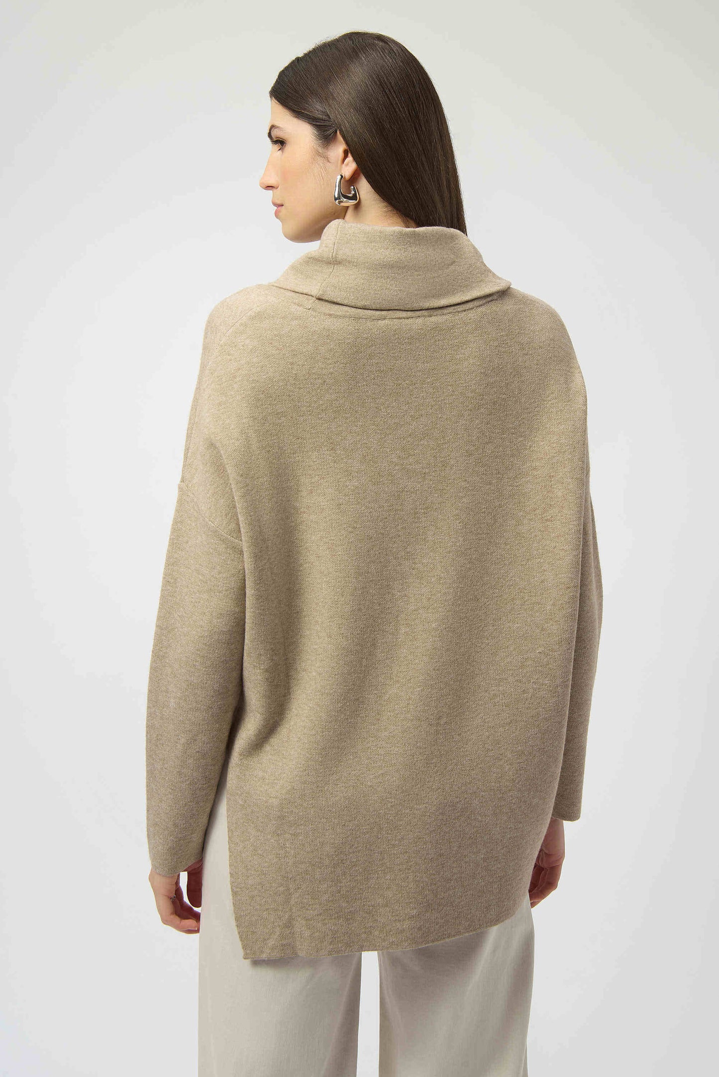 Sweater Knit Asymmetrical Pullover