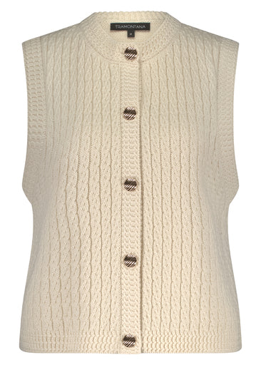 Cable Knit Vest