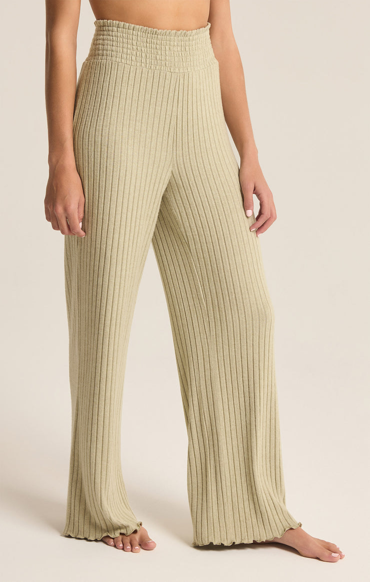 Dawn Smocked Rib Lounge Pant