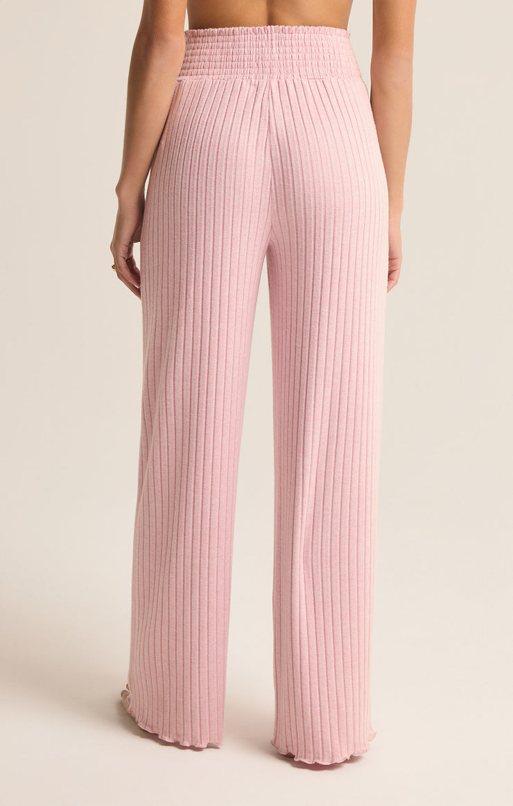 Dawn Smocked Rib Lounge Pant