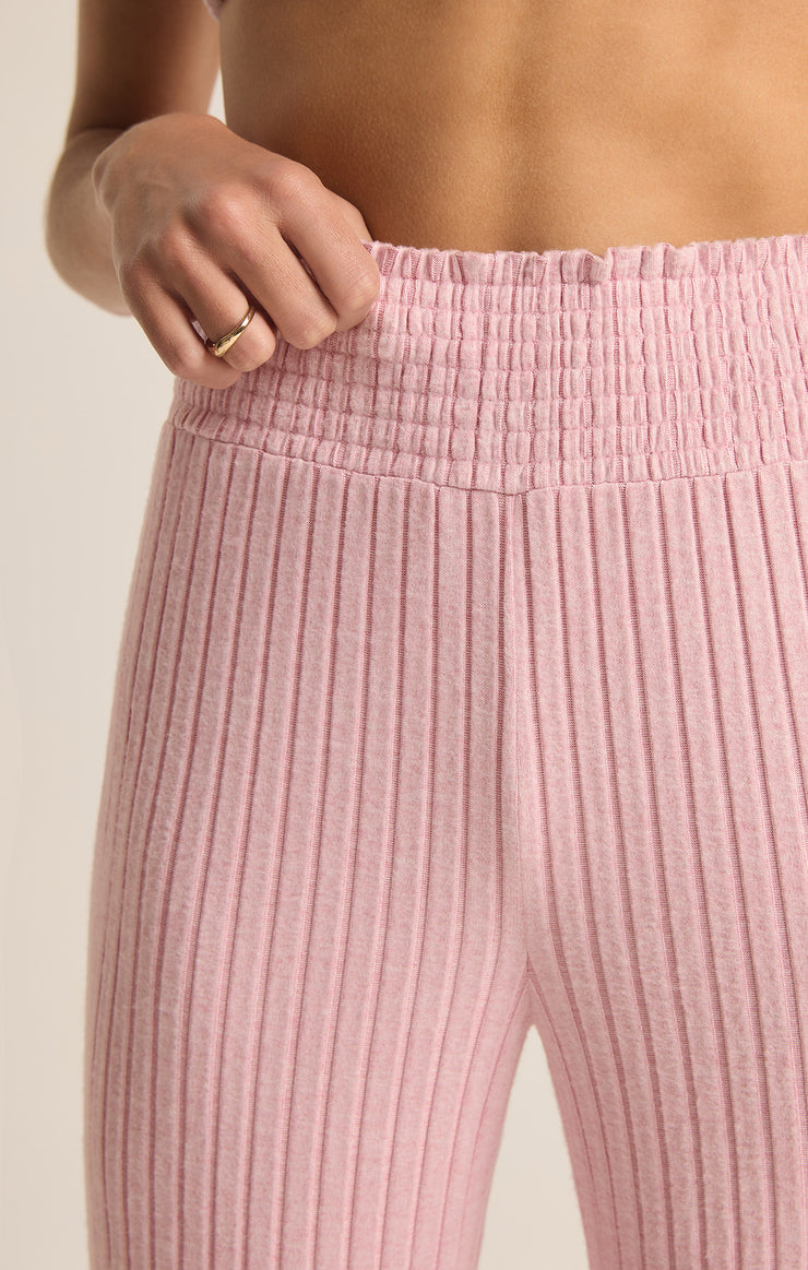 Dawn Smocked Rib Lounge Pant