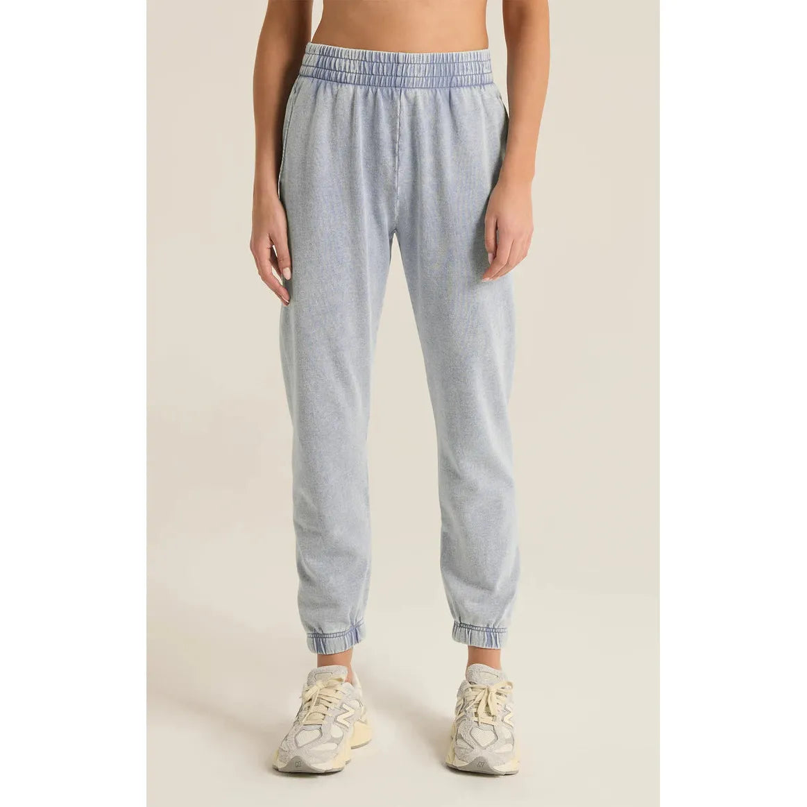 Slim Fit Knit Denim Jogger